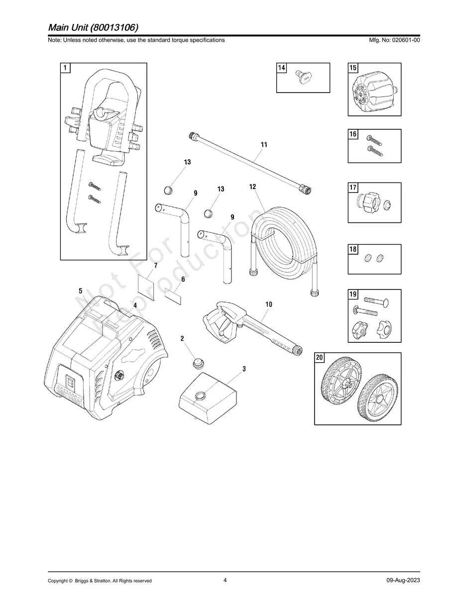 BRIGGS AND STRATTON, 020601-00, IPL.4